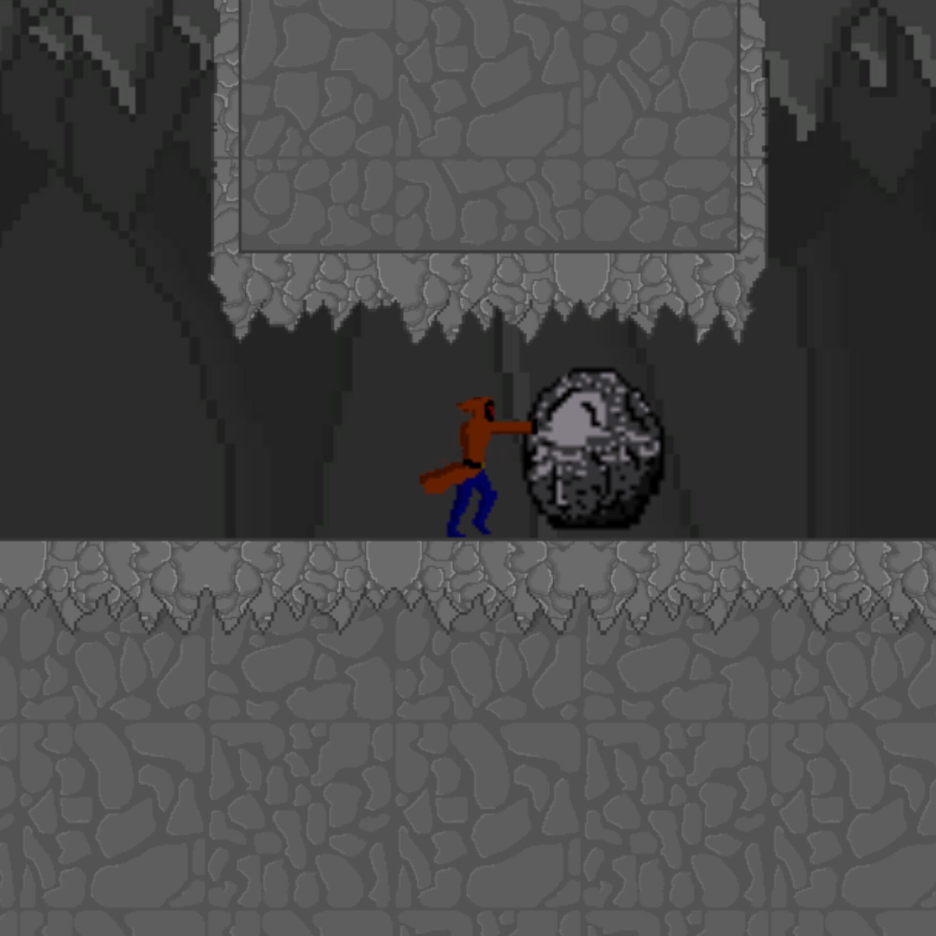 Coal dark fantasy metroidvania environment